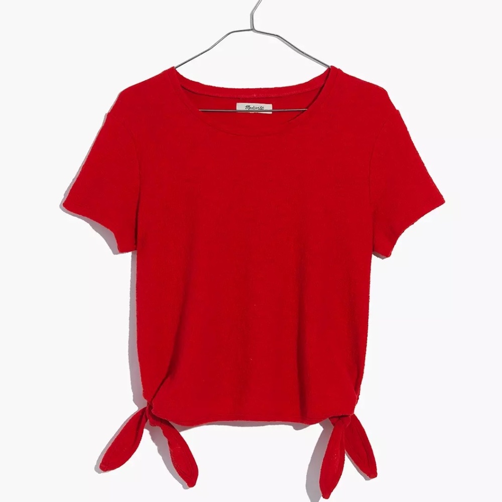 Madewell Texture & Thread Modern Side-Tie Top